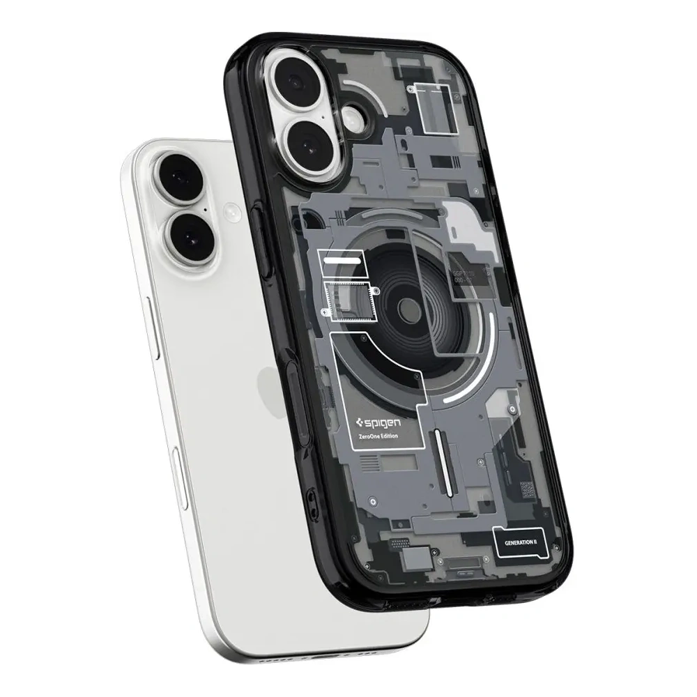 Etui Spigen Ultra Hybrid Mag MagSafe do Apple iPhone 17 Zero One Black