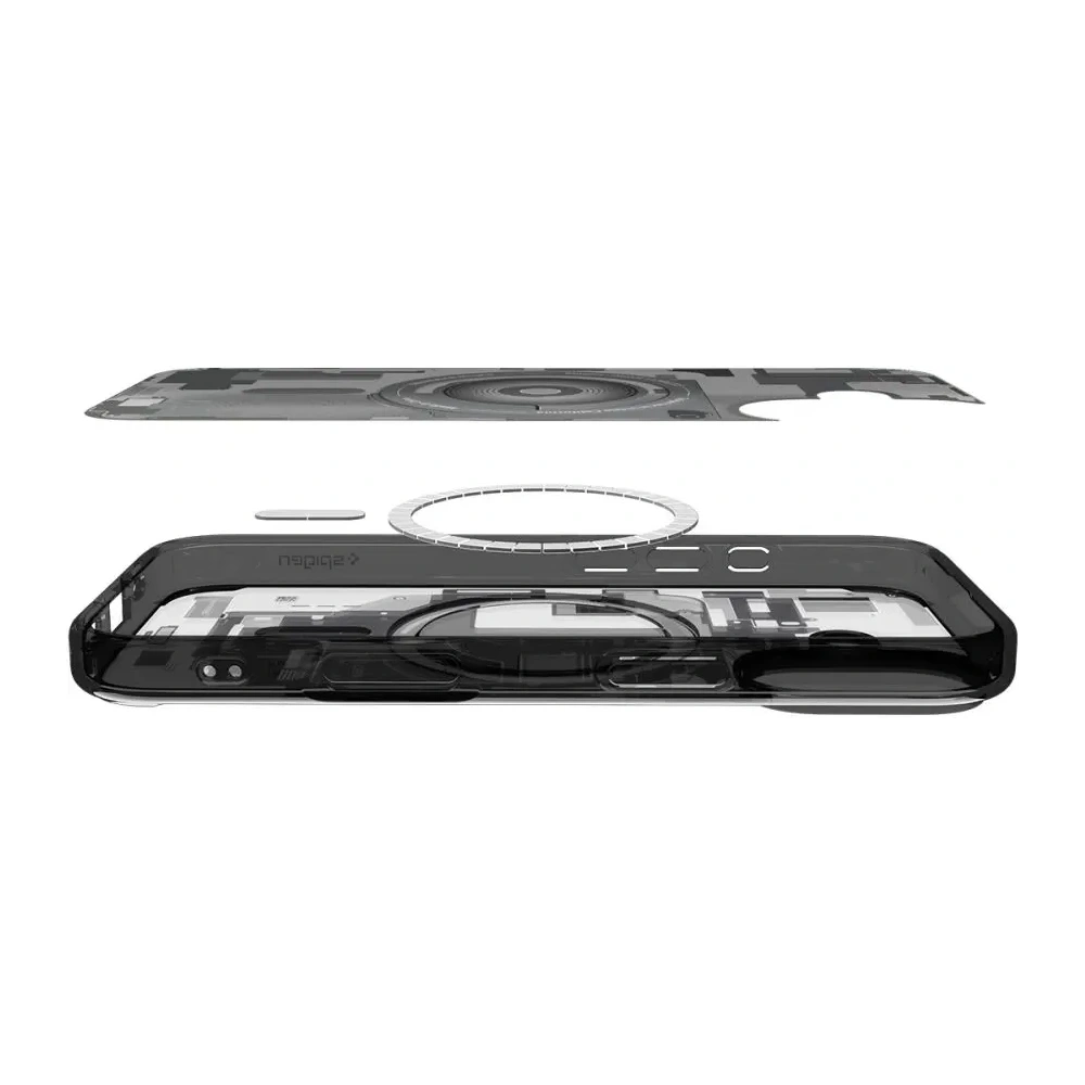 Etui Spigen Ultra Hybrid Mag MagSafe do Apple iPhone 17 Zero One Black