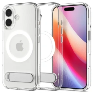 Etui Spigen Ultra Hybrid S Mag MagSafe do Apple iPhone 17 Clear/white