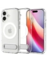 Etui Spigen Ultra Hybrid S Mag MagSafe do Apple iPhone 17 Clear/white
