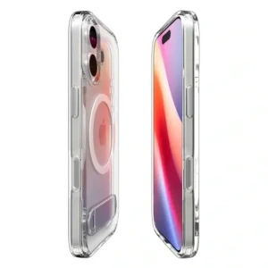 Etui Spigen Ultra Hybrid S Mag MagSafe do Apple iPhone 17 Clear/white