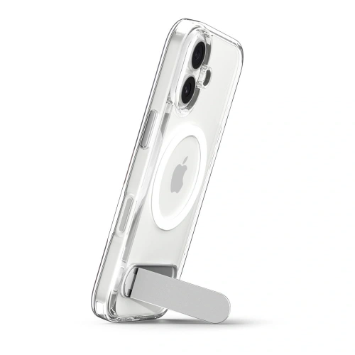 Etui Spigen Ultra Hybrid S Mag MagSafe do Apple iPhone 17 Clear/white