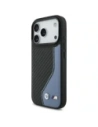 Etui BMW M Carbon Logo MagSafe do Apple iPhone 17 Pro niebieski