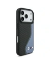 Etui BMW M Carbon Logo MagSafe do Apple iPhone 17 Pro niebieski