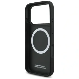 Etui BMW M Carbon Logo MagSafe do Apple iPhone 17 Pro niebieski