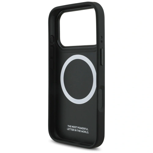 Etui BMW M Carbon Logo MagSafe do Apple iPhone 17 Pro niebieski