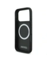 Etui BMW M Carbon Logo MagSafe do Apple iPhone 17 Pro niebieski