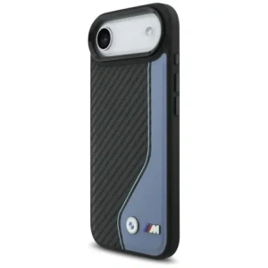 Etui BMW M Carbon Logo MagSafe do Apple iPhone Air niebieski