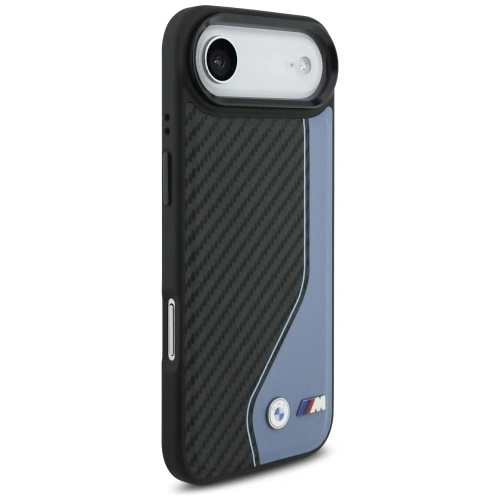 Etui BMW M Carbon Logo MagSafe do Apple iPhone Air niebieski