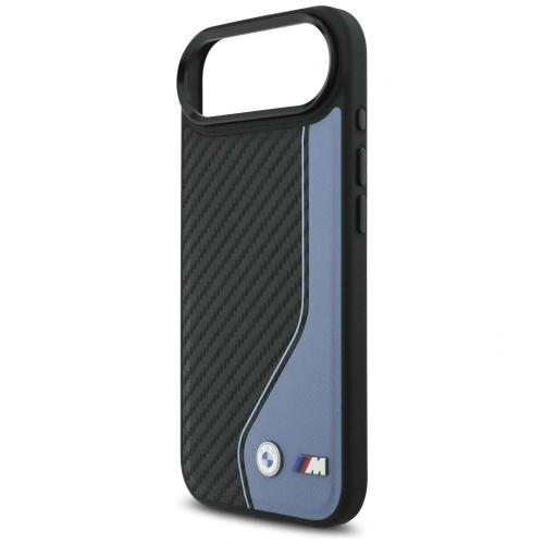Etui BMW M Carbon Logo MagSafe do Apple iPhone Air niebieski
