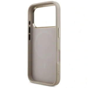 Etui Guess 4G Triangle Logo MagSafe do Apple iPhone 17 Pro różowy złoty