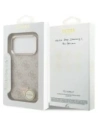 Etui Guess 4G Triangle Logo MagSafe do Apple iPhone 17 Pro różowy złoty