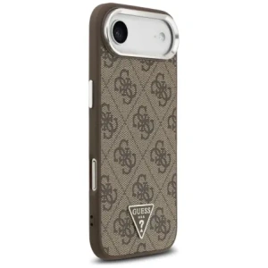 Etui Guess 4G Triangle Logo MagSafe do Apple iPhone Air brązowy srebrny
