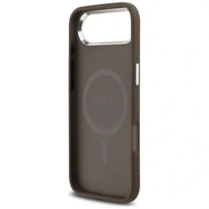 Etui Guess 4G Triangle Logo MagSafe do Apple iPhone Air brązowy srebrny
