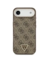 Etui Guess 4G Triangle Logo MagSafe do Apple iPhone Air brązowy złoty