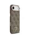 Etui Guess 4G Triangle Logo MagSafe do Apple iPhone Air brązowy złoty