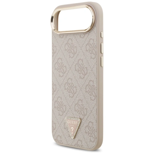 Etui Guess 4G Triangle Logo MagSafe do Apple iPhone Air różowy złoty