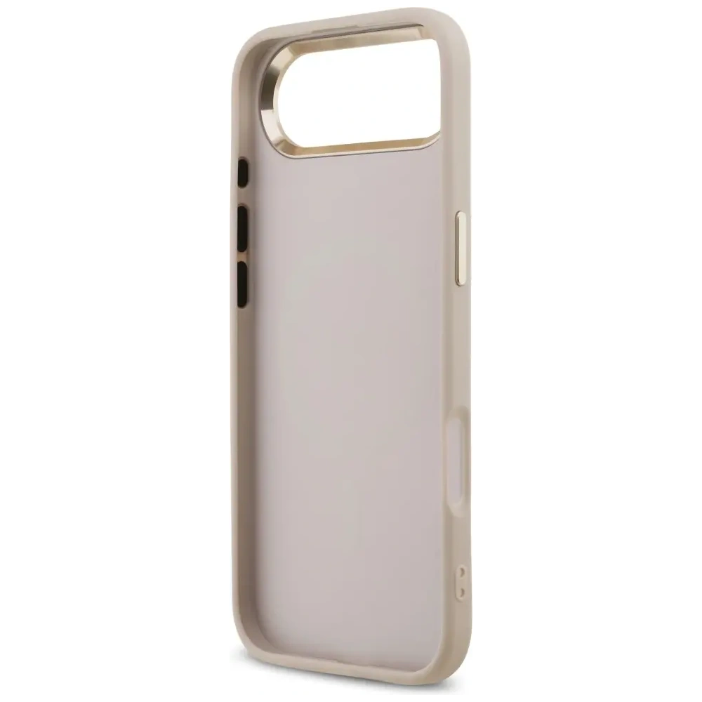 Etui Guess 4G Triangle Logo MagSafe do Apple iPhone Air różowy złoty