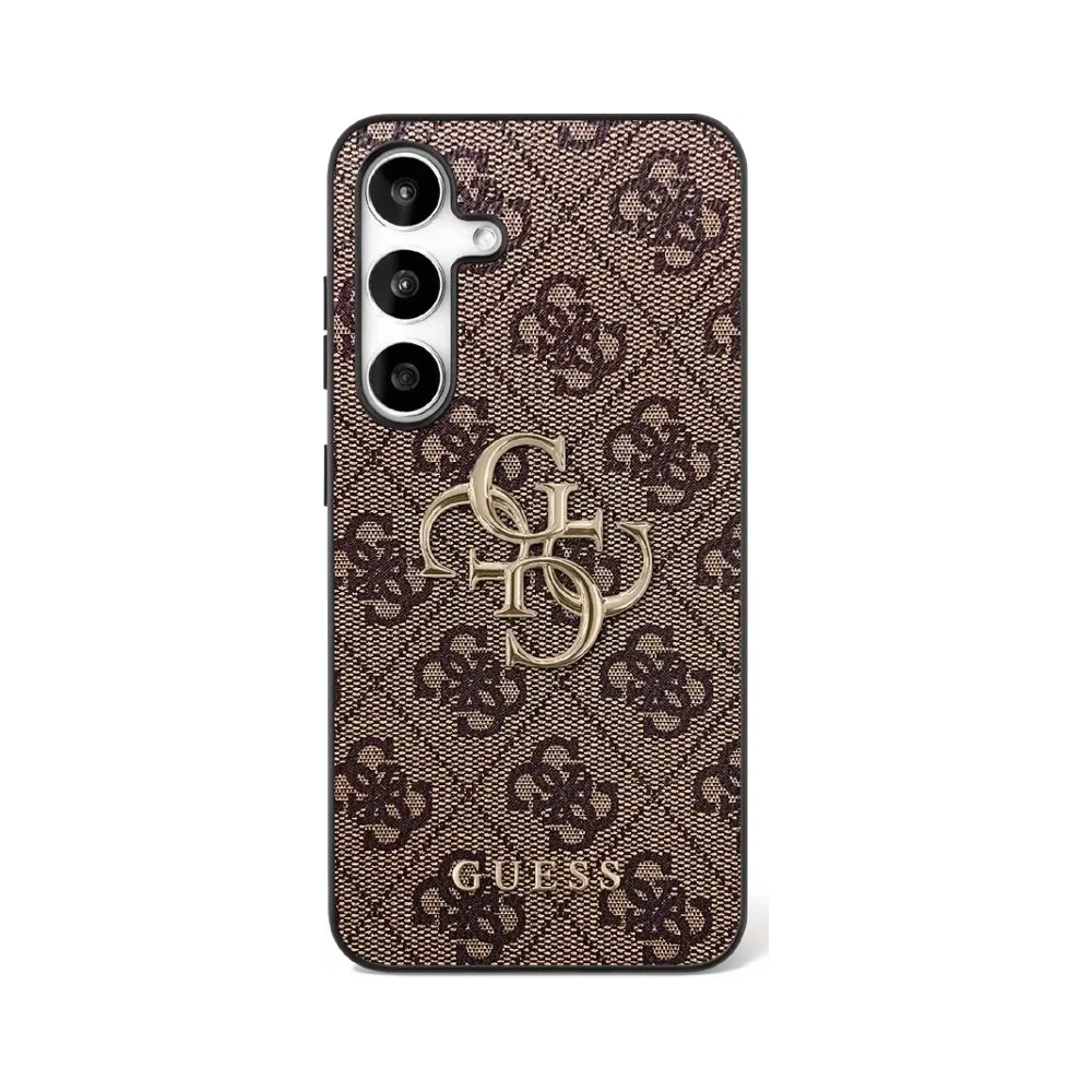 Etui Guess Big 4G Classic Logo do Samsung Galaxy S25 FE brązowy
