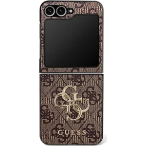 Etui Guess Big 4G Logo Classic Logo do Samsung Galaxy Z Flip7 brązowy