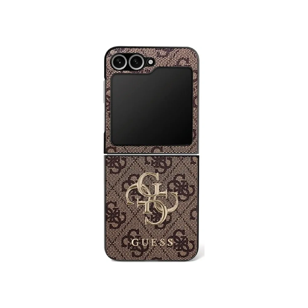 Etui Guess Big 4G Logo Classic Logo do Samsung Galaxy Z Flip7 brązowy
