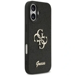 Etui Guess Fixed Glitter Big 4G do Apple iPhone 17 czarny