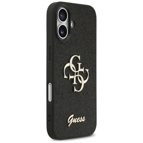 Etui Guess Fixed Glitter Big 4G do Apple iPhone 17 czarny