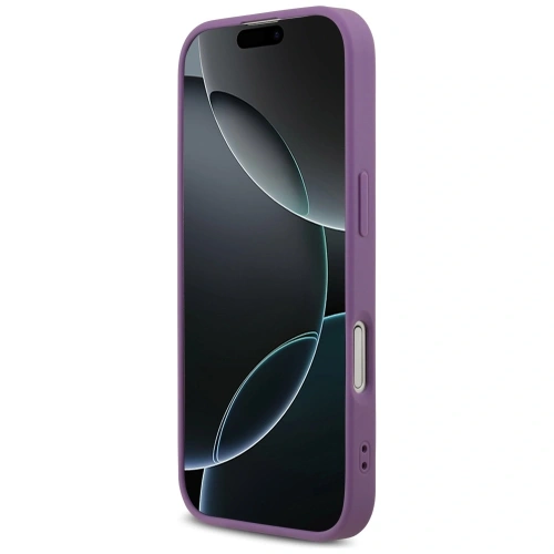 Etui Guess Fixed Glitter Big 4G do Apple iPhone 17 liliowy
