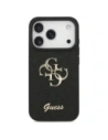 Etui Guess Fixed Glitter Big 4G do Apple iPhone 17 Pro czarny