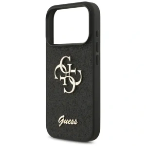 Etui Guess Fixed Glitter Big 4G do Apple iPhone 17 Pro czarny