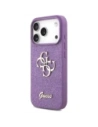 Etui Guess Fixed Glitter Big 4G do Apple iPhone 17 Pro liliowy