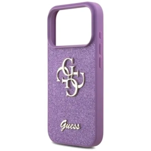 Etui Guess Fixed Glitter Big 4G do Apple iPhone 17 Pro liliowy