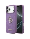 Etui Guess Fixed Glitter Big 4G do Apple iPhone 17 Pro Max liliowy