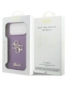 Etui Guess Fixed Glitter Big 4G do Apple iPhone 17 Pro Max liliowy