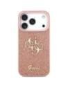 Etui Guess Fixed Glitter Big 4G do Apple iPhone 17 Pro różowy