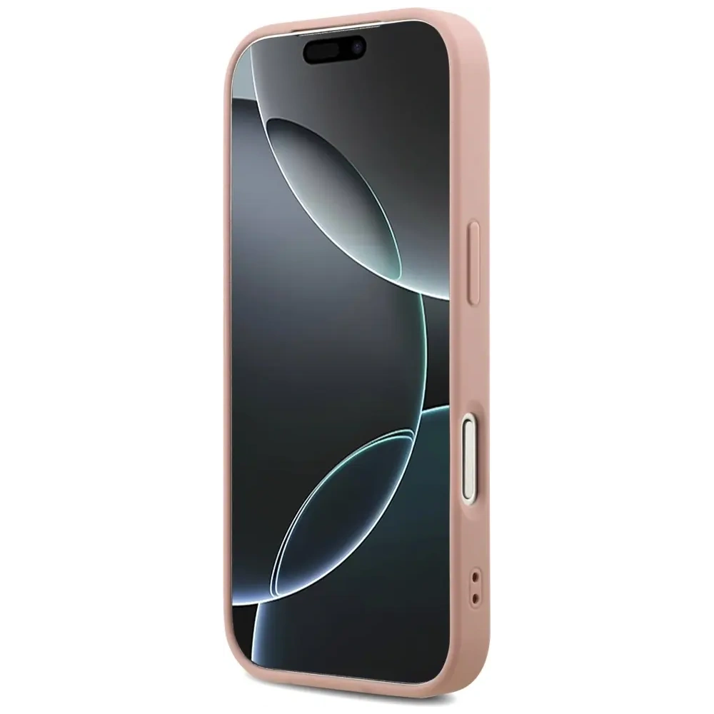 Etui Guess Fixed Glitter Big 4G do Apple iPhone 17 Pro różowy