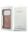 Etui Guess Fixed Glitter Big 4G do Apple iPhone 17 Pro różowy