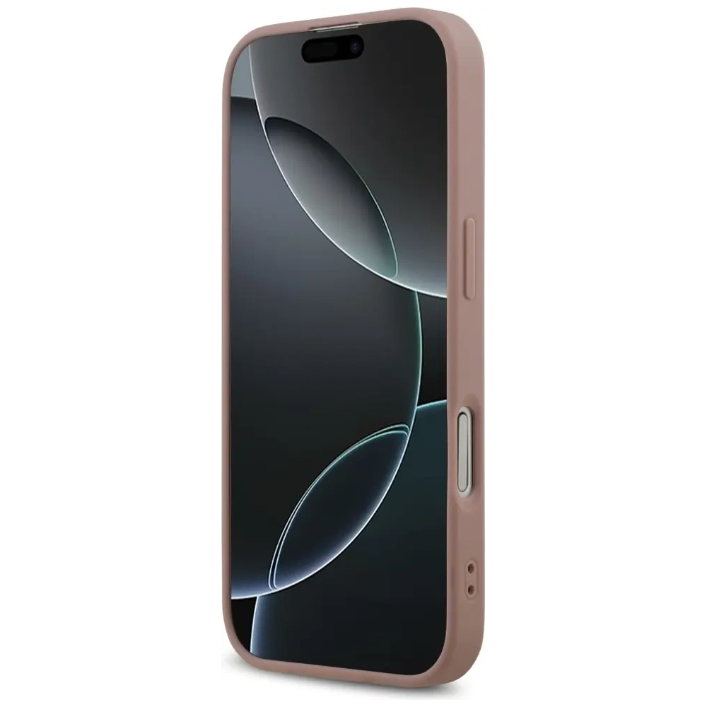 Etui Guess Fixed Glitter Big 4G do Apple iPhone 17 różowy