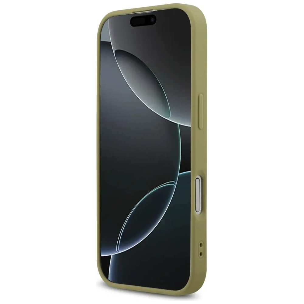 Etui Guess Fixed Glitter Big 4G do Apple iPhone 17 złoty