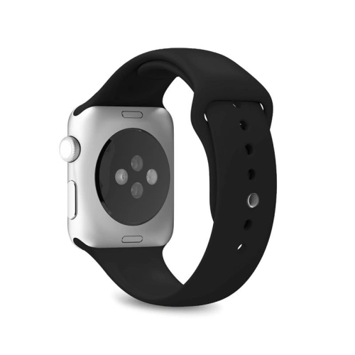 Kup Elastyczny pasek PURO ICON Band Apple Watch 4/5/6/7/SE/8/9/10 40/41/42mm (S/M & M/L) (czarny) - PUR081CL - {ean13} - Sklep Home Screen