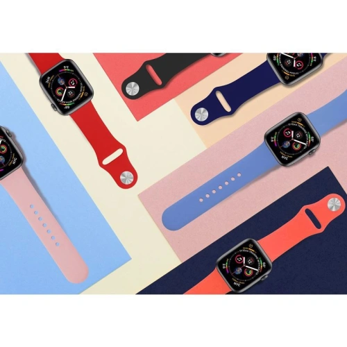 Kup Elastyczny pasek PURO ICON Band Apple Watch 4/5/6/7/SE/8/9/10 40/41/42mm (S/M & M/L) (czarny) - PUR081CL - {ean13} - Sklep Home Screen
