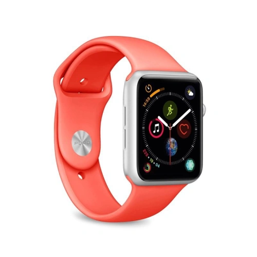 Kup Elastický pásek PURO ICON Band Apple Watch 4/5/6/7/SE/8/9/10 40/41/42mm (S/M & M/L) (Living Coral) - PUR082LIVCOR - {ean13} - Sklep Home Screen