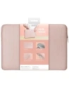 Torba na laptopa UNIQ Cyprus Ridge Edition Laptop Sleeve 14" water-resistant neoprene różowy