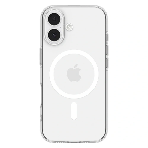 Etui Spigen Liquid Crystal Mag MagSafe do Apple iPhone 17 Clear/white