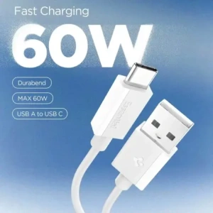 Kabel Spigen EB6010AC Essential USB-C Cable 60W 100cm White