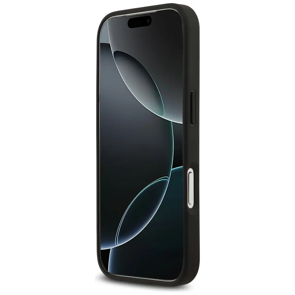 Etui BMW M Kevlar Lines & Logo MagSafe do Apple iPhone 17 Pro czarny