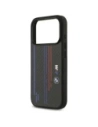 Etui BMW M Kevlar Lines & Logo MagSafe do Apple iPhone 17 Pro czarny