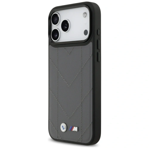 Etui BMW M Quilted Logo MagSafe do Apple iPhone 17 Pro Max antracyt