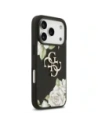 Etui Guess Grained Roses & Big 4G Logo do Apple iPhone 17 Pro czarny