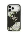 Etui Guess Grained Roses & Big 4G Logo do Apple iPhone 17 Pro Max czarny
